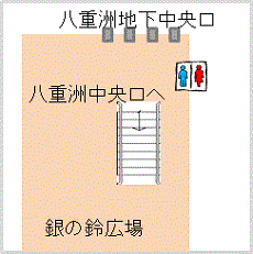 東京駅 東京主要駅 トイレ マップ